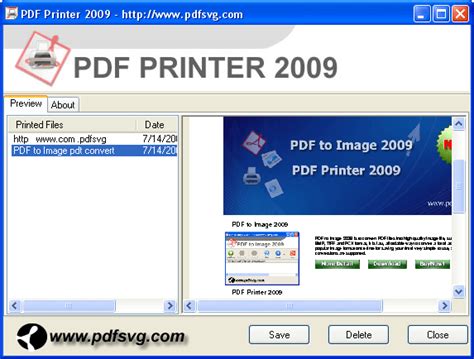 inserire stampante pdf.